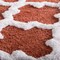 Hastings Home Hastings Home 100 Percent Cotton 2 Piece Trellis Bathroom Mat Set - Brick 992479HLZ - alternate 2